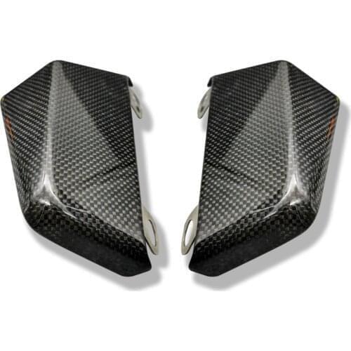 Motorcycle TWM Carbon fiber brake cooling ducts 100mm fit for Aprilia Tuono V4 1100 RR - 2015 to 2019