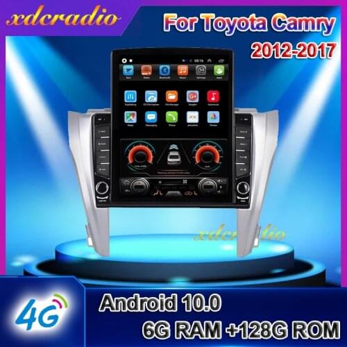 Xdcradio 10.4" Tesla Style Vertical Screen Android 10.0 For Toyota Camry Car Radio DVD Multimedia Player GPS Navigation Carplay