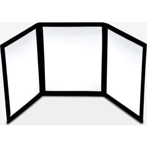 3-Way Mirror Practicing Mirror For Card Magic Gimmick Illusions Magic Tricks Accessories Stage Professional Magic Baby Toys