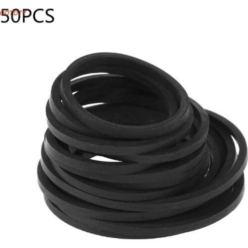 1.2mm width Mix Cassette Tape Machine Belt Assorted Common Square Rubber Belt for Recorders Walkman DVD Drive