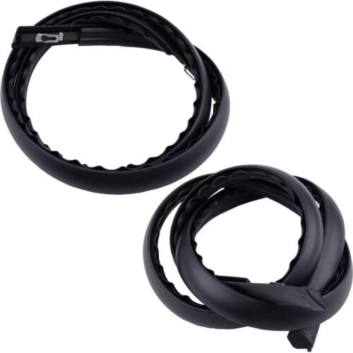 1 Pair 100% new Car Roof Weatherstrip Moulding Trim Seal Black Rubber Fit for Honda Civic 2012 2013 2014 2015
