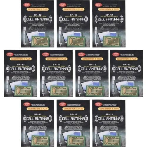 10 PCS Cellphone Phone Signal Enhancement Antenna Booster Improve Signal Antenna Booster Stickers