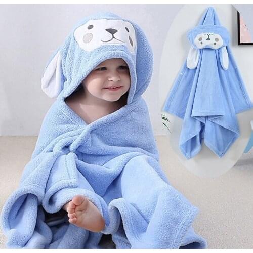 70x140cm Bathrobe Cute Animal Cartoon Kids Blanket Kids Soft Bath Towel Children BathTowel