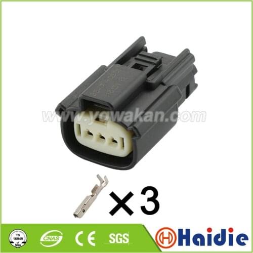 Free shipping 2sets 3pin molex auto wire harness connector electric cable waterproof connector 33471-0301