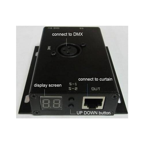 Free shipping SD controller control 1300pcs leds for P100-200mm video curtain