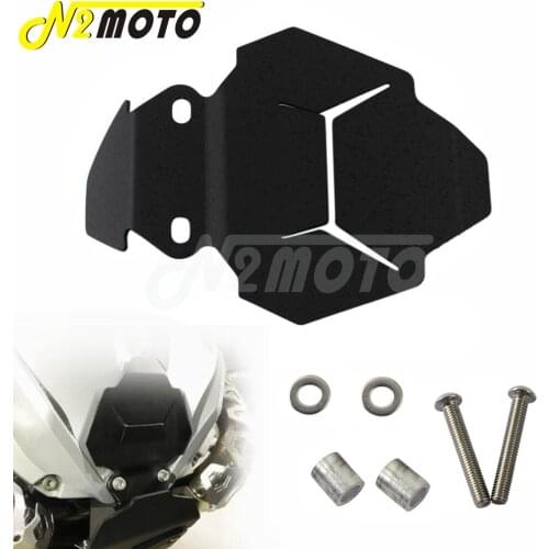 Motorcycle Black Front Engine Housing Guard Cover Protector w/ Handware Kit For BMW R1200 GS LC