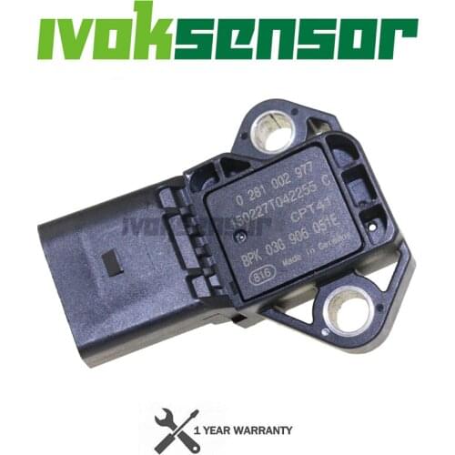 MAP Sensor Manifold Absolute Turbo Boost Pressure For Volkswagen Beetle Touareg Golf Jetta Passat 1.8L 1.9L 2.0L 3.0L 03G906051E