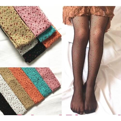 Kids Girls Fishnet Stockings Children Girls Hollow Out Fishnet Pantyhose Fishnet Pantyhose Dance Tights Leggings Stockings