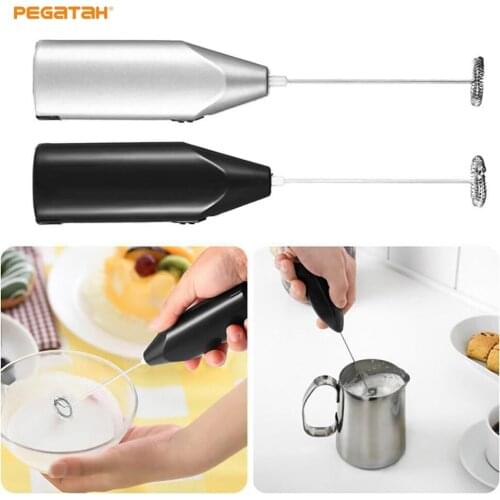 Kitchen Tool Mini Handle Electrical Stirrer Practical Milk Drink Coffee Hand Whisk Mixer Electric Egg Beater Frother Foamer