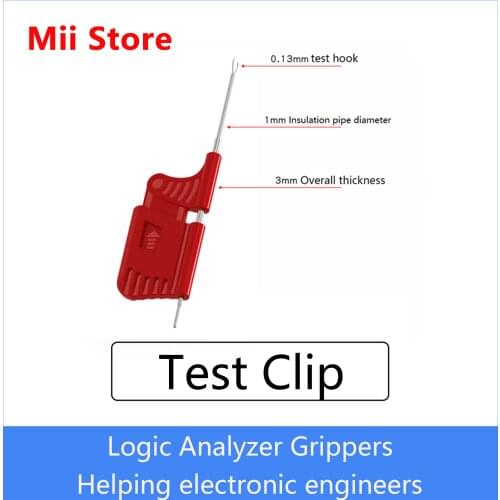 Logic analyzer test clamp DIY test hook High Quality can clamp small pin chip IC SOP QPF 10pcs/1package For Electronic Testing
