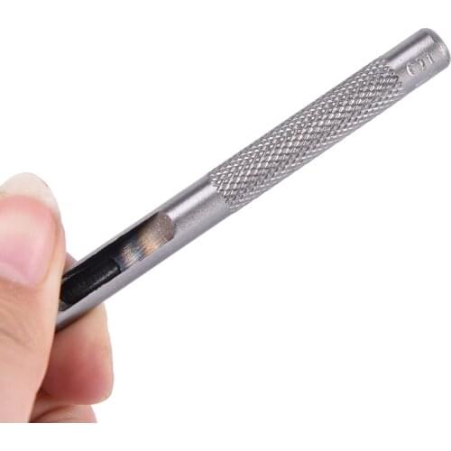 Metal Eyelet Tool Set Craft Repair Grommet Kit 100 eyelets for DIY Sheath Huning knife Parts Outdoor Tool Hand Knocking Tools