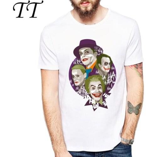 New Summer Joker Heath Ledger T-shirt Men Casual Why So Serious Joker T Shirt Hot Top Tees