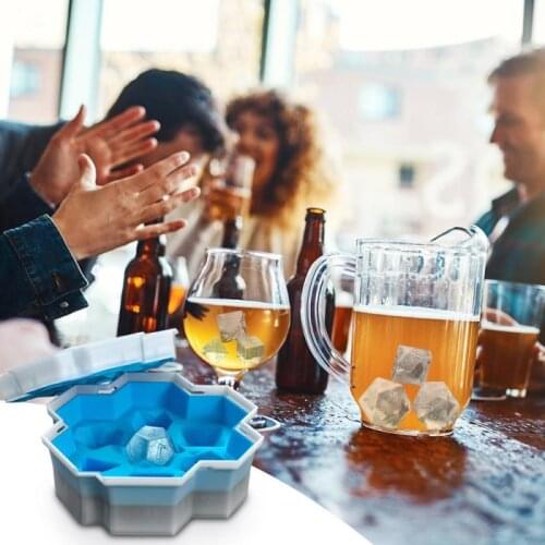 New 3D Skull Silicone Ice Cube Maker Form For Bar Ice Candy Cake Pudding Chocolate Molds Ice Mold Trays Molds Kitchen Tools Hot