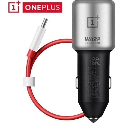 Original Oneplus 8 pro car charger 30W 5V6A max 6A Fast Car Charger usb 3.0 adapter type-c cable for one plus 8 7 7T 6T 6 5T 5