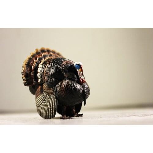 Pvc figure model toy turkey