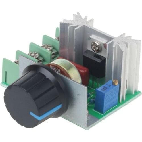 2000W AC Motor Speed Controller 50-220V 25A Adjustable Voltage Regulator Module