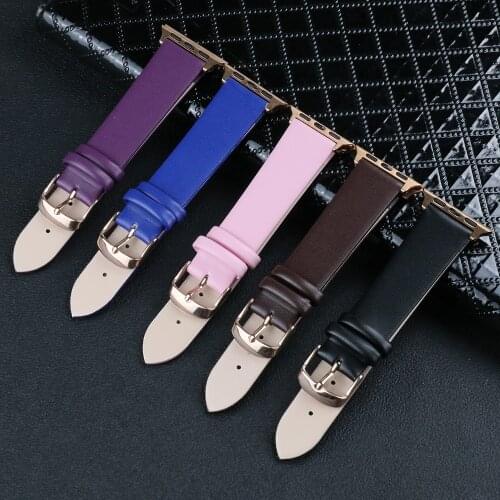 Rose gold buckle Watch Band for Apple Watch Strap Loop Replacement 38 40 mm 42 44 mm for iwatch series 5/4/3/2/1