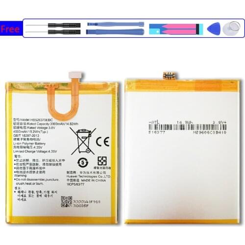 Phone HB526379EBC Replacement Battery For Huawei Y6 Pro / Enjoy 5 / Honor 4C Pro 4000mAh s with Track Code