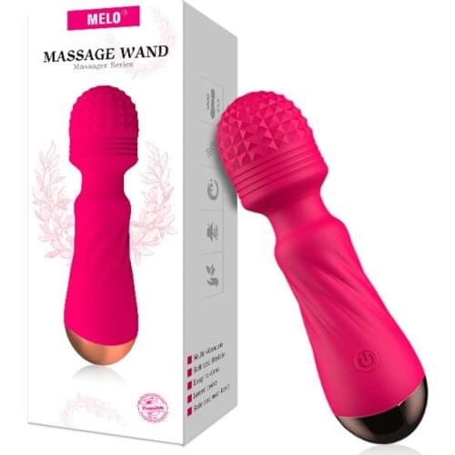 10 Speeds Vibrating Patterns Therapeutic Personal Wand Massager for Sports Recovery Handheld Wireless Massager USB Rechargeable