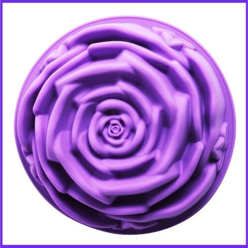 23CM large Rose Flower Silicone Cake Mold,Ice Chocolate Making Tools Candy Jelly Soap Mold Baking Mould Decorating Tools