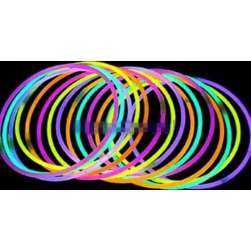 300 pcs New Arrive Glow Stick Light Up Necklaces Glow sticks Lumi Stick Assorted Colors