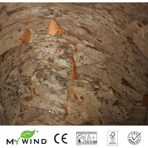 3D Wallpaper In Roll Home Decor Classic 2019 MY WIND burlywood Gold Wallpapers Luxury 100% Natural Material Safety Innocuity
