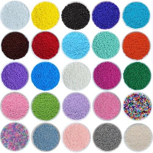 45Colors 1000pcs 2mm Charm Czech Glass Seed Beads DIY Bracelet Necklace For Jewelry Making Accessories