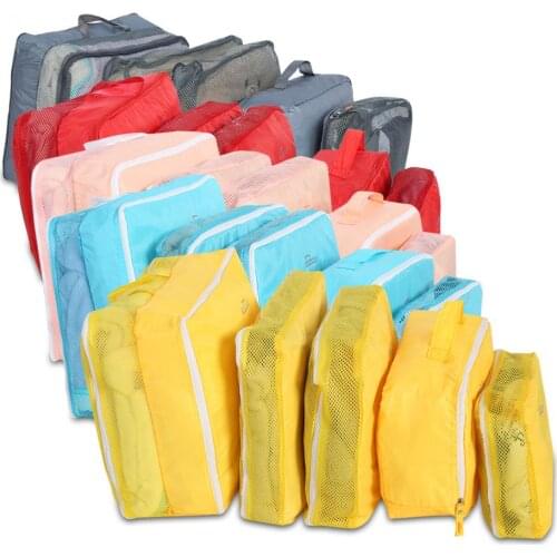 5Pcs Travel Organizer Storage Bags Set Portable Luggage Organizer Clothes Tidy Pouch Closet Organizer Suitcase Packing Bag