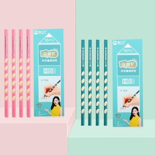 5Pcs HB 2B Creative Hole Pencil Kawaii Wooden Lead Pencils For Kids School Office Supplies Novelty Stationery Correction Tools