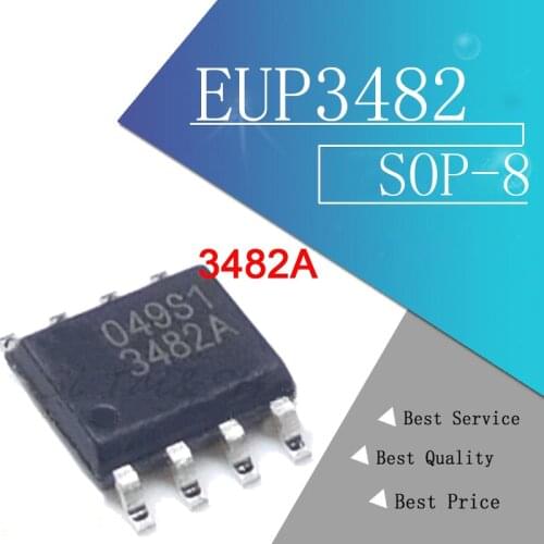 5pcs 3482A EUP3482ADIR1 SOP-8 integrated circuit
