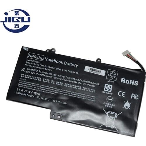 JIGU Laptop Battery HSTNN-LB6L NP03XL TPN-Q146 Q147 Q148 Q149 For HP ENVY 15-U x360 15-u010dx For Pavilion 13-a000ns a010dx X360
