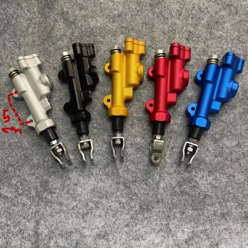Motorcycle Accessories Universal Rear Foot Brake Master Cylinder Hydraulic Brake Pump for Motorcycle Sport Dirt Bike Pit Qua ATV