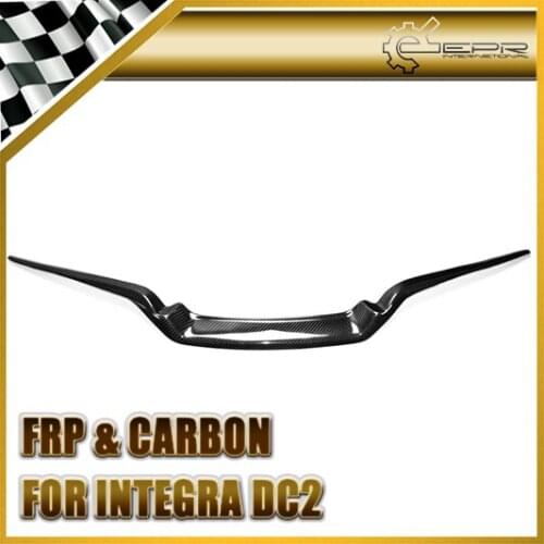 Car-styling For Honda Integra 1994-2001 DC2 Carbon Fiber Type-R JDM Style Front Grill Grille Glossy Fibre Mesh Body Kit Trim