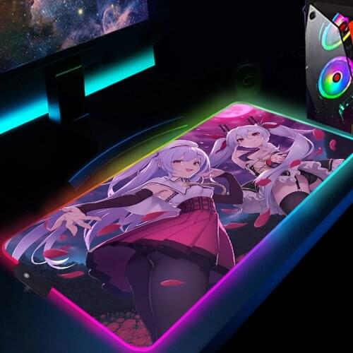 Azur Lane Mouse Pad Gamer Anime Desk Mat Large Gaming Keyboard Mausepad RGB Mousepad Computer Accessories Mouse Mat Xxl Pad LOL