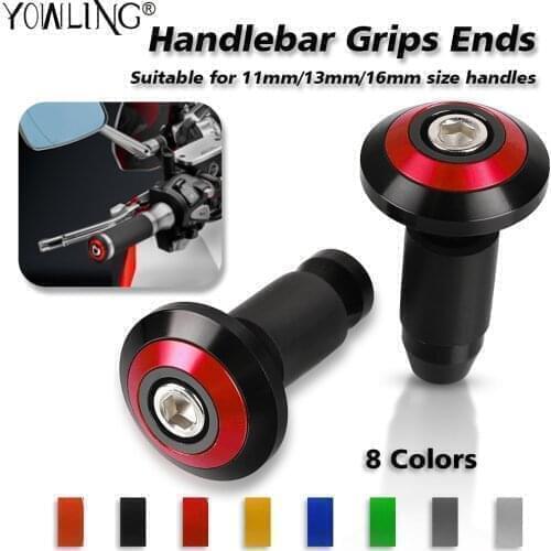 For Suzuki GSF 650 1200 1250 GSF650 GSF1200 GSF1250 Bandit 650S 7/8'' 22mm Motorcycle CNC Handlebar Cap Handle Bar Grip End Plug