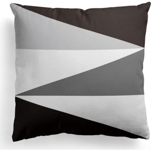 20x20 Inch Geometric Decorative Square Outdoor Sofa Home Throw Pillow Covers Cotton Linen Cushion Covers