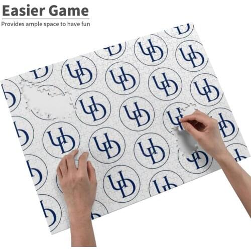 University Of Dubuque Ud Logo Jigsaw Puzzle 500 Pieces Puzzle Game Wooden Educational Toys University Dubuque Ud Logo Blue Iowa