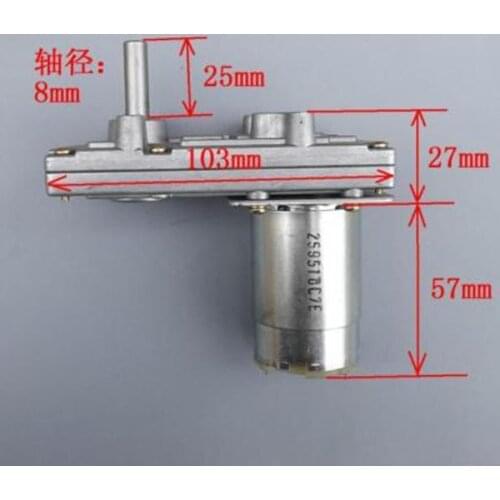 New Arrival Takanawa 555 Metal Gear Motors 12V-24V DC Reduction Gear Motor High Torque Low Noise VEC31 P30