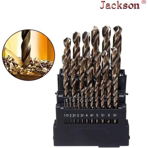 HSS Twist Drill Bit Set 3 Edge Head 8% High Cobalt Drill Bit for Stainless Steel Wood Metal Drilling