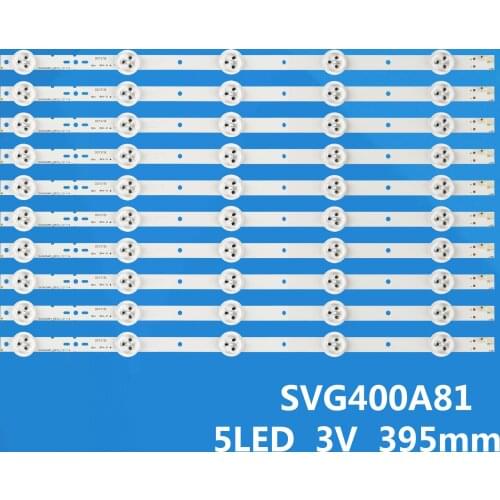 New 10pcs 5LED 395mm LED backlight strip for KDL40R450A KDL-40R473A SVG400A81_REV3_121114 S400H1LCD-1 KLV-40R470A