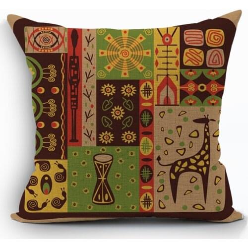 2018 New Ethnic Cushion Nordic style home african cushions decorative custom linen pillow cushion decorative pillow for sofa use