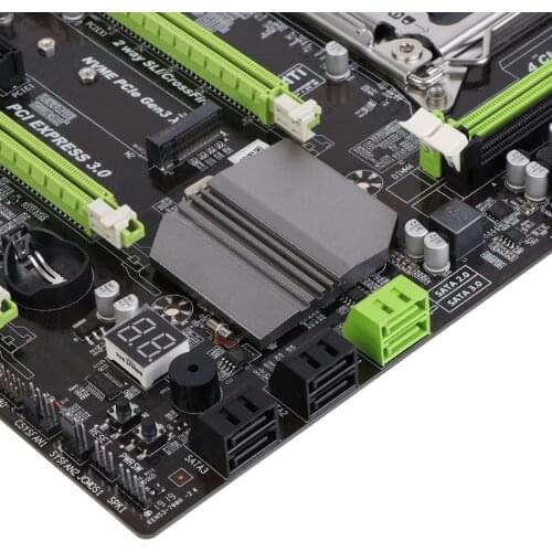 41QA X79 Turbo moederbord LGA2011 USB3.0 SATA3 PCI-E NVME M.2 SSD ondersteuning REG ECC geheugen en Xeon E5 processor