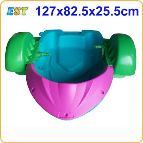 Amusement park aqua hand kids paddle boat water plastic paddler boats for water pool