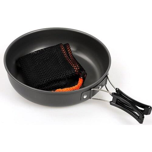 Camping Fry Pan Multifunction Outdoor Camping Campfire Pot Picnic Middle Frying Pan Fry Pan Portable Single Pot