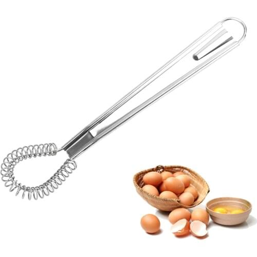 NICEYARD Spring Blender Milk Frother Foamer Mini Whisk Kitchen Accessories Stainless Steel Egg Beater