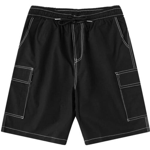 Japanes Streetwear Summer Shorts For Men Ins Korean Fashions Cargo Pants Male Hip Hop Casual Shorts