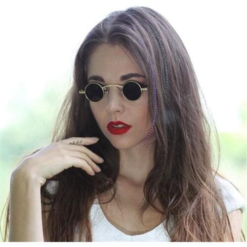 Cool Punk Small Round Sunglasses Men Eyewear Vintage Shades oculos Lenses Sun Glasses Women gafas lentes de sol mujer UV400