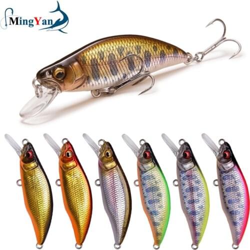 1pc Japan Design 51mm 4.2g Sinking Minnow Fishing Lure High Quality Hard Crankbait Stream Fishing Lure for Perch Pike Trout Bass