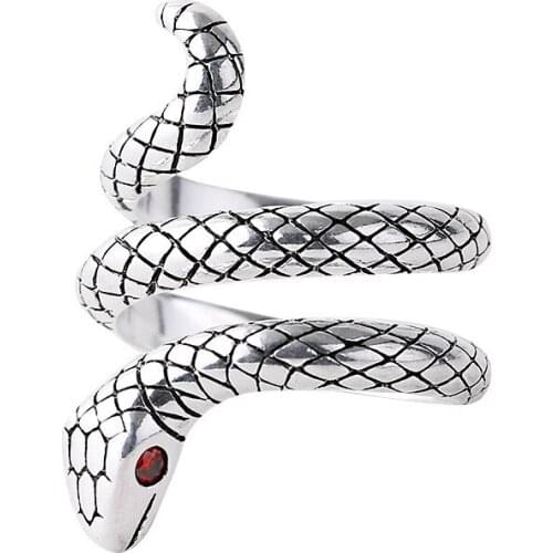 Vintage Snake Rings For Women Men Lover Girls Simple Finger Rings Fashion Female Wedding Jewelry Gifts