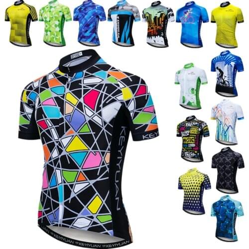 Weimostar Pro Mens Cycling Jersey Tops Summer Breathable Cycling Clothing Team Sport MTB Bike Jersey Road Bicycle Shirt Maillot